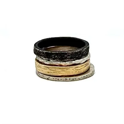 Elemental Harmony Ring Stack
