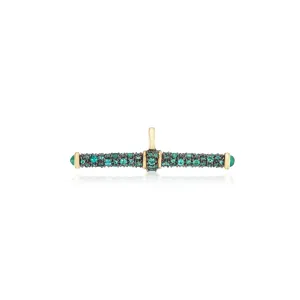 Emerald T-Bar Pendant