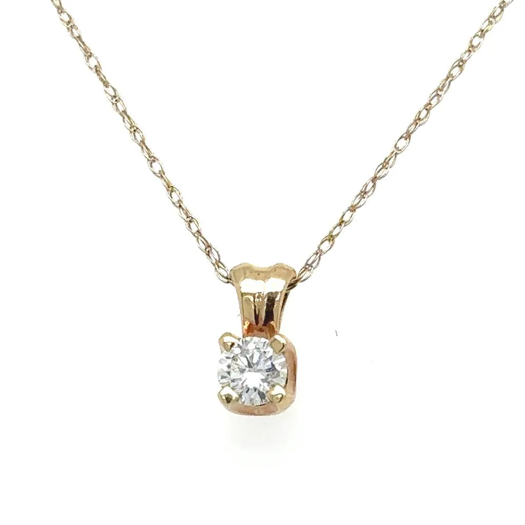 Estate Diamond Pendants