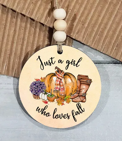 Fall Themed Car Charms - Wholesale