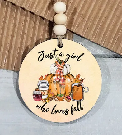Fall Themed Car Charms - Wholesale
