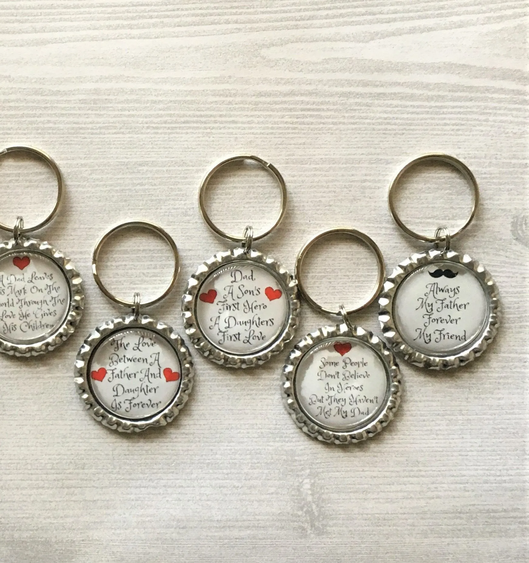 Father, Dad Keychains