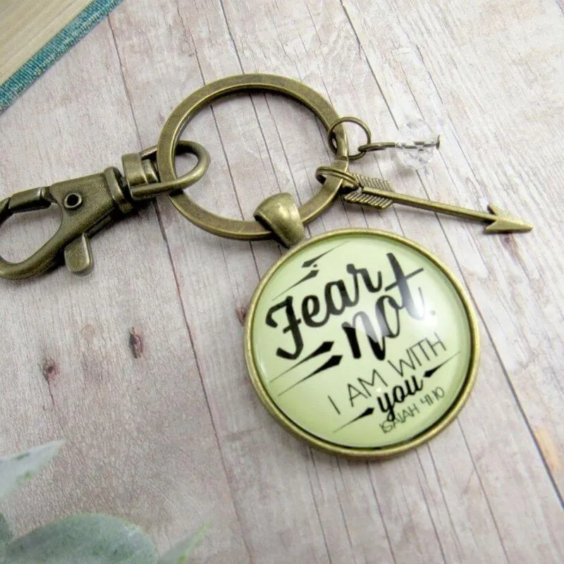 Fear Not I Am With You Keychain