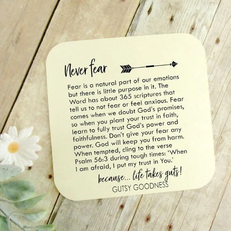 Fear Not I Am With You Keychain