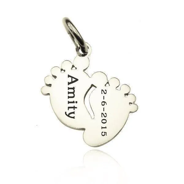 Feet Charm for Keyring