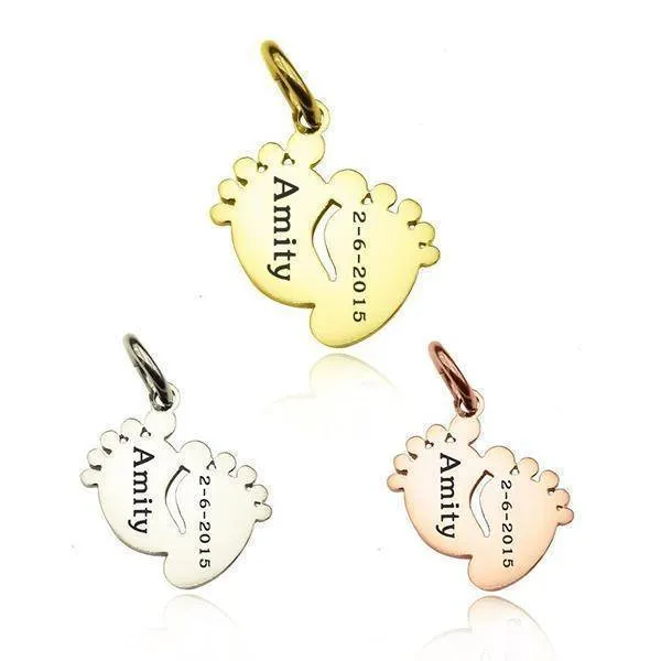 Feet Charm for Keyring