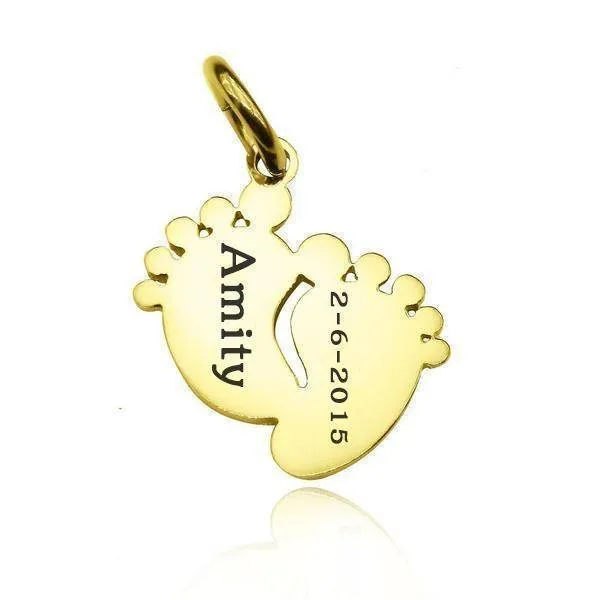 Feet Charm for Keyring