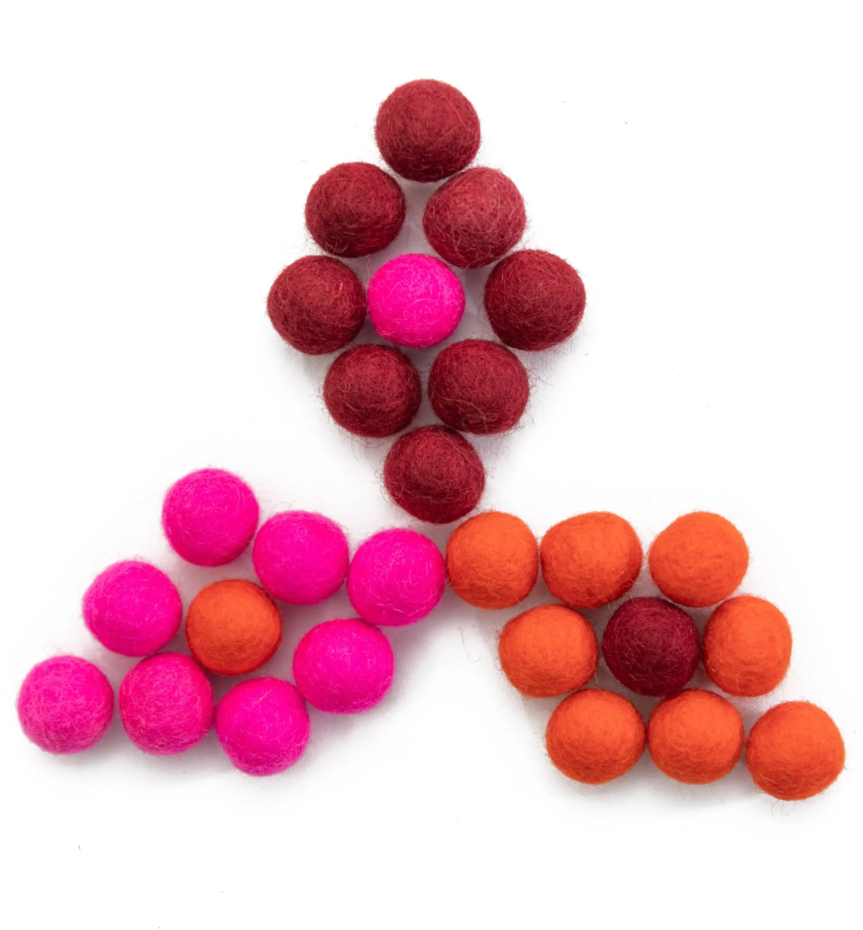 Felt Balls for DIY Crafts - 2 cm Mix colors - 300 pcs