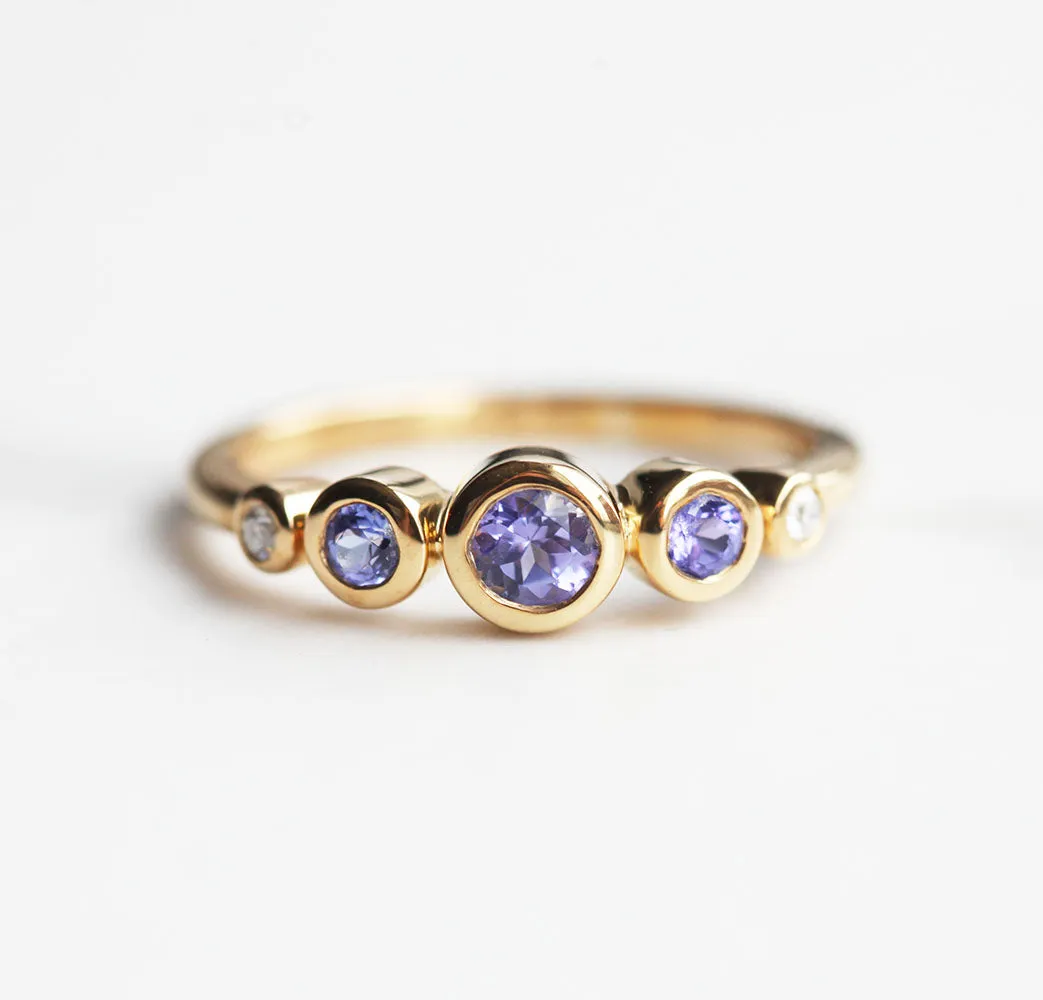 Filipa Tanzanite Bezel Ring