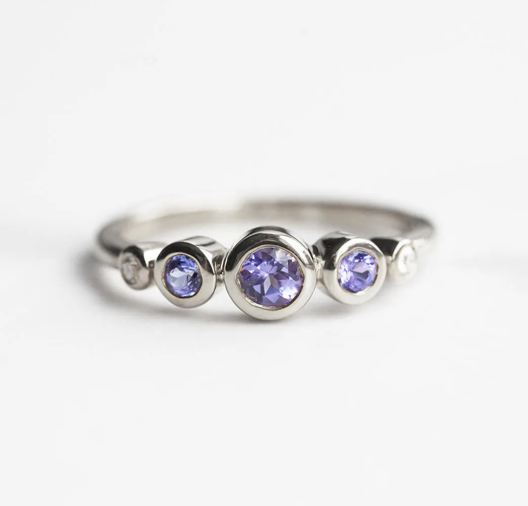 Filipa Tanzanite Bezel Ring