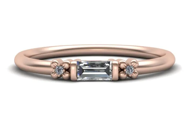 Flora Tiny Baguette Band