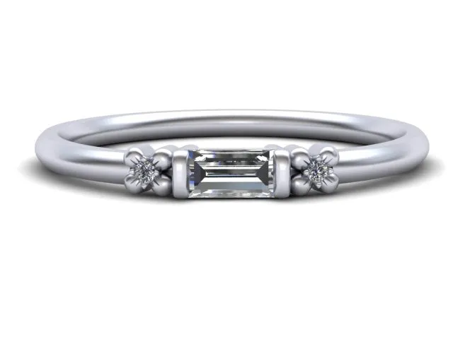 Flora Tiny Baguette Band