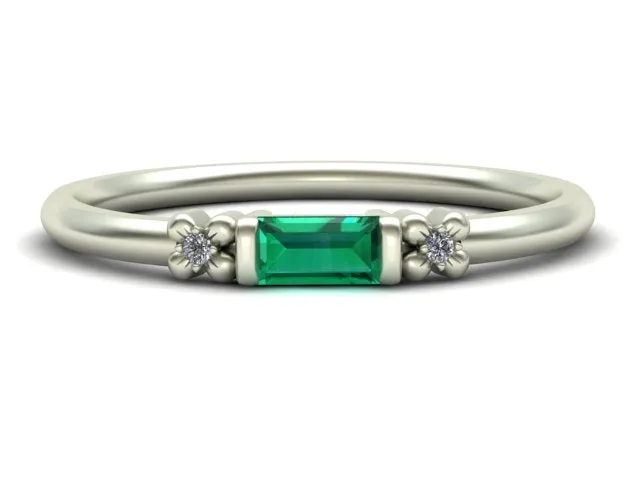 Flora Tiny Baguette Band