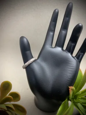 Floral Stacking Ring