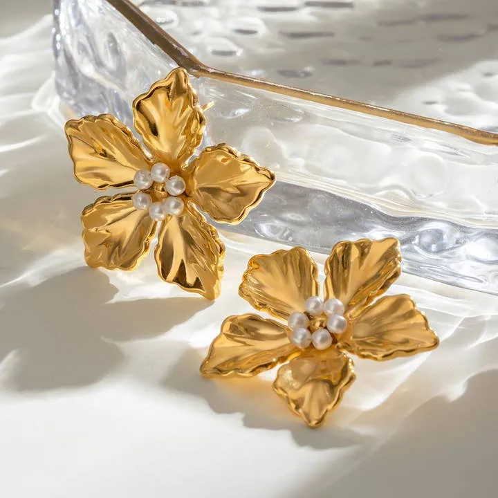 Florence Earrings - Gold