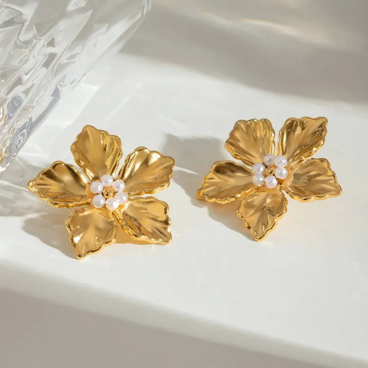 Florence Earrings - Gold