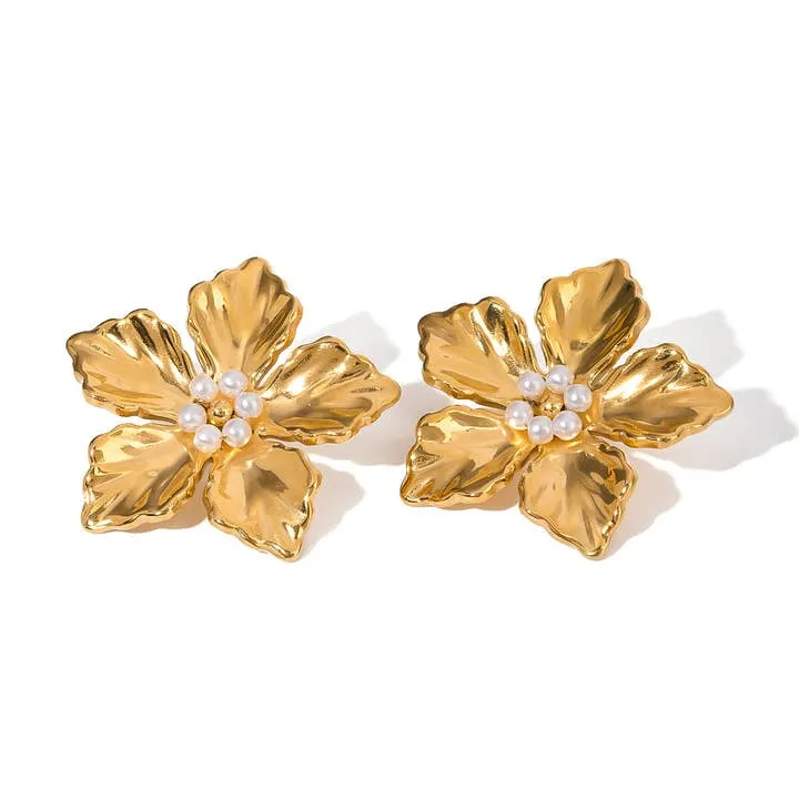 Florence Earrings - Gold