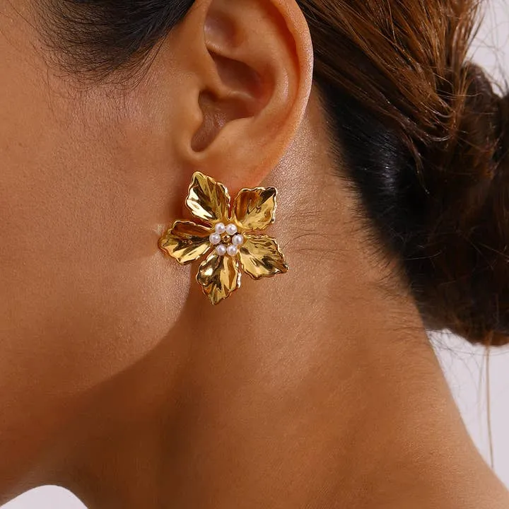 Florence Earrings - Gold