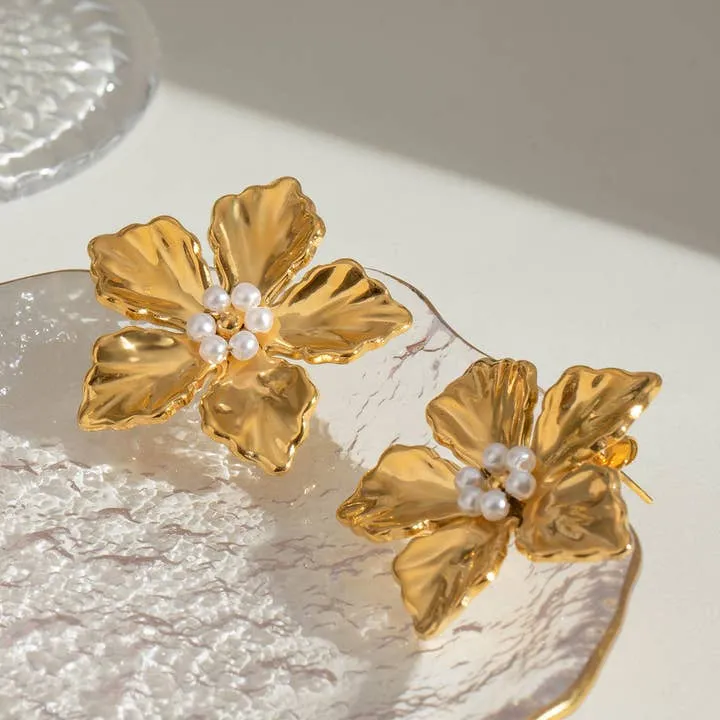 Florence Earrings - Gold