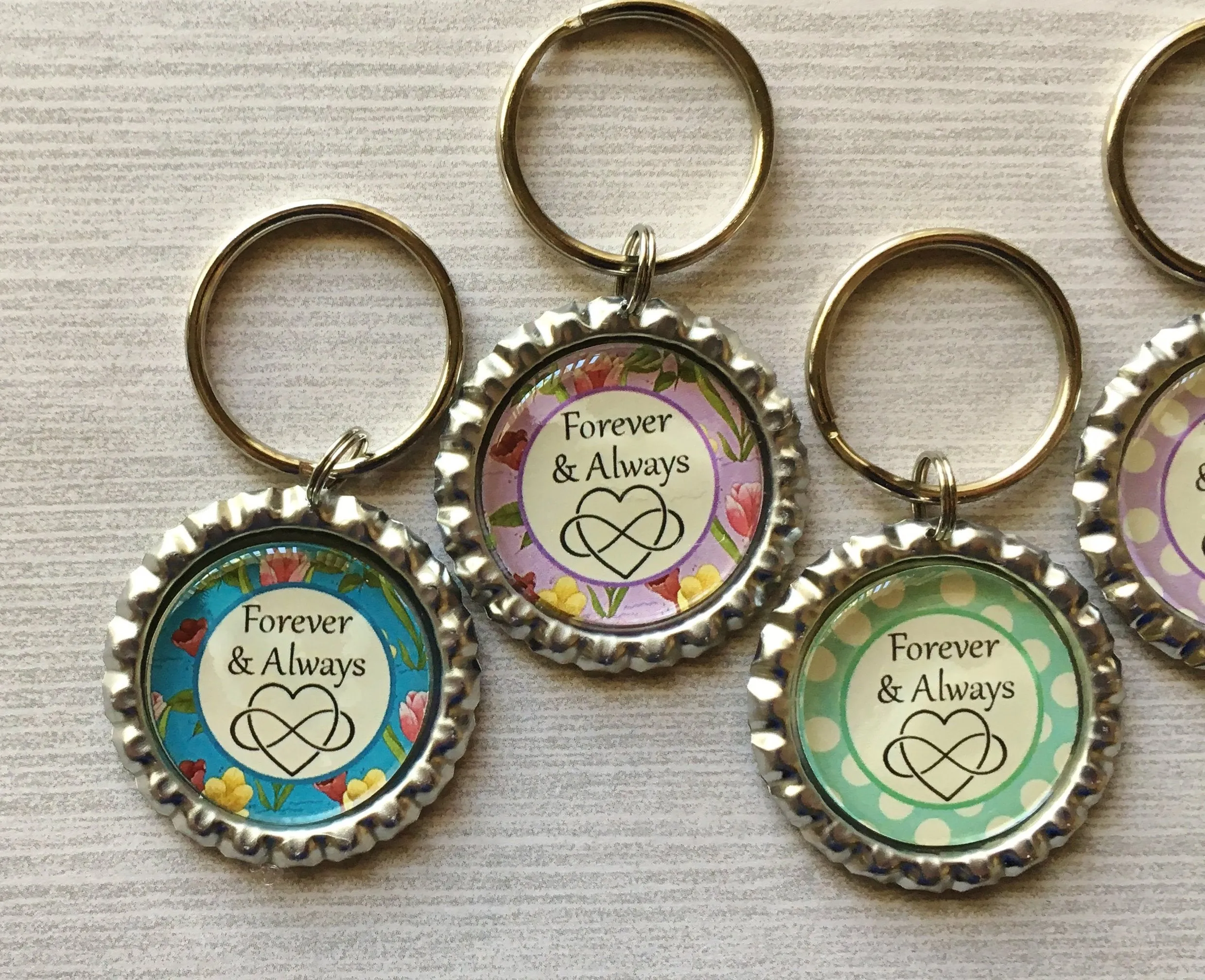 Forever and Always Keychains