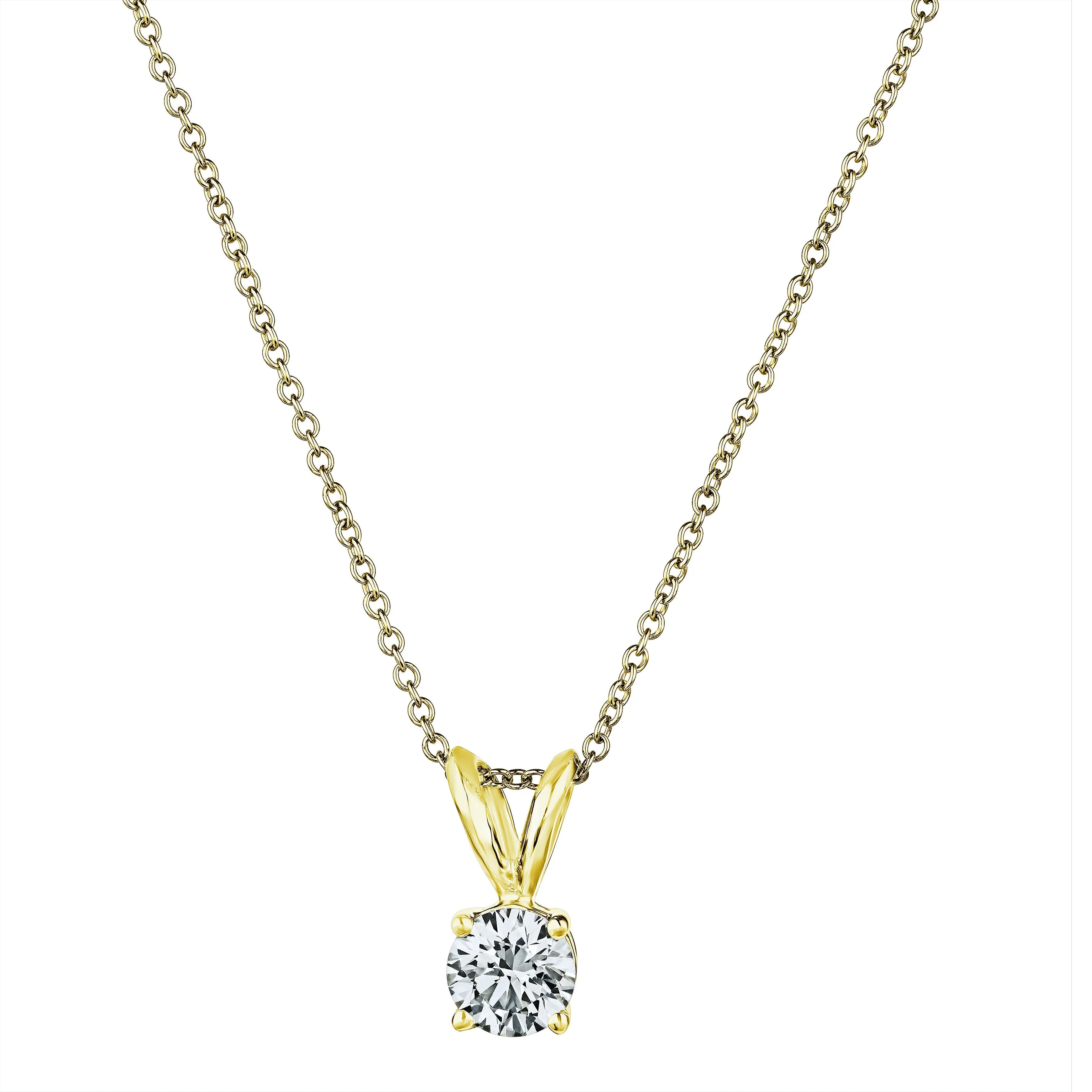 Four-Prong Traditional Pendant