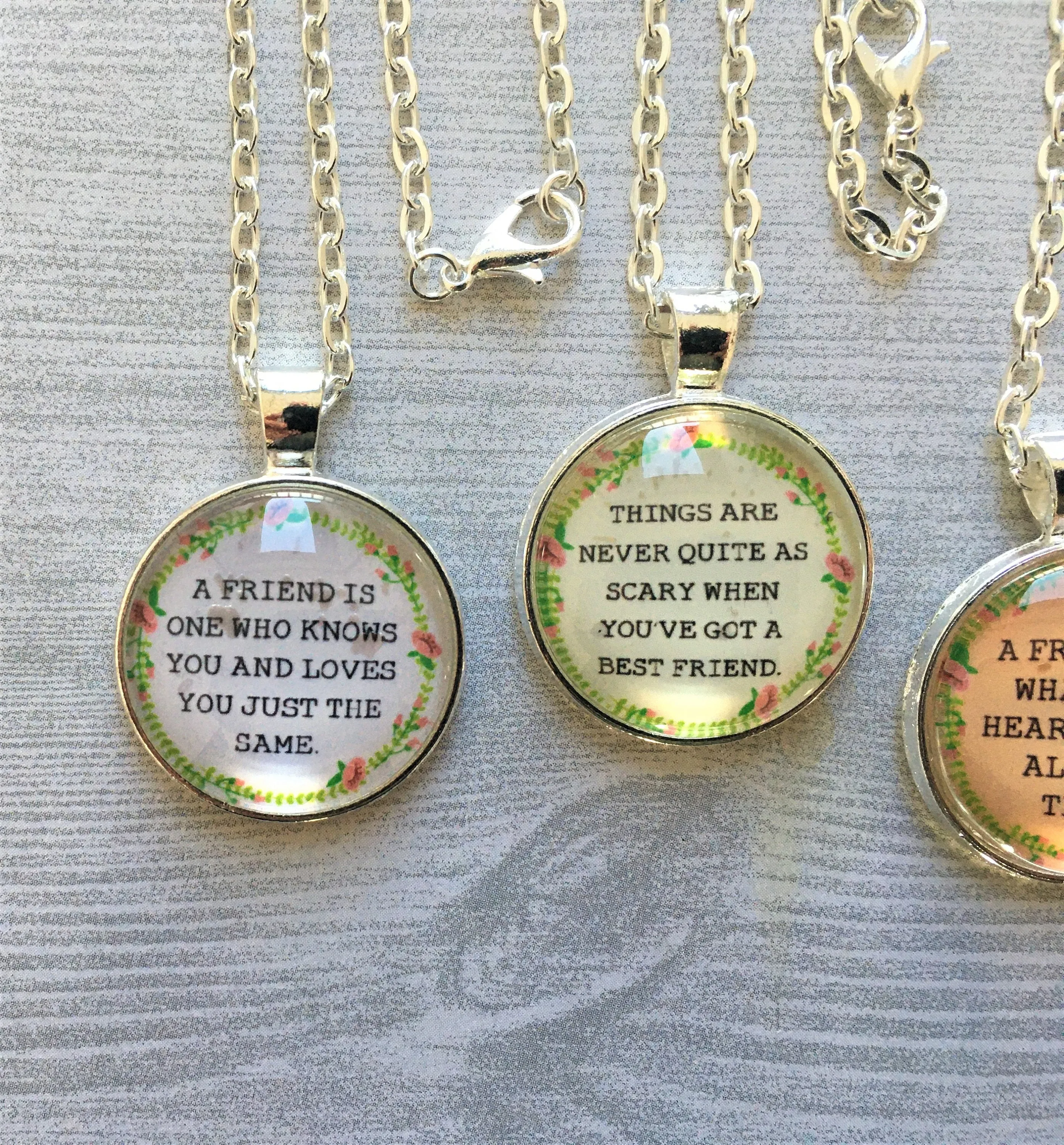 Friend Themed Necklaces