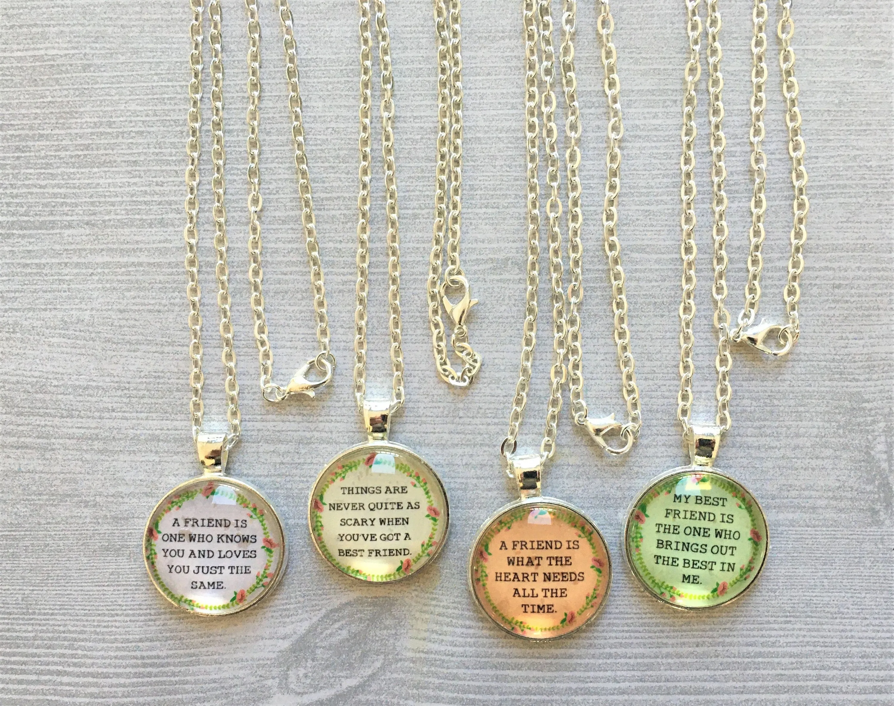 Friend Themed Necklaces