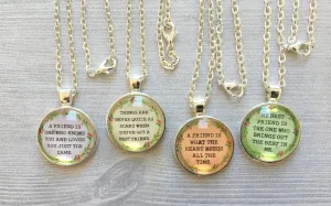 Friend Themed Necklaces