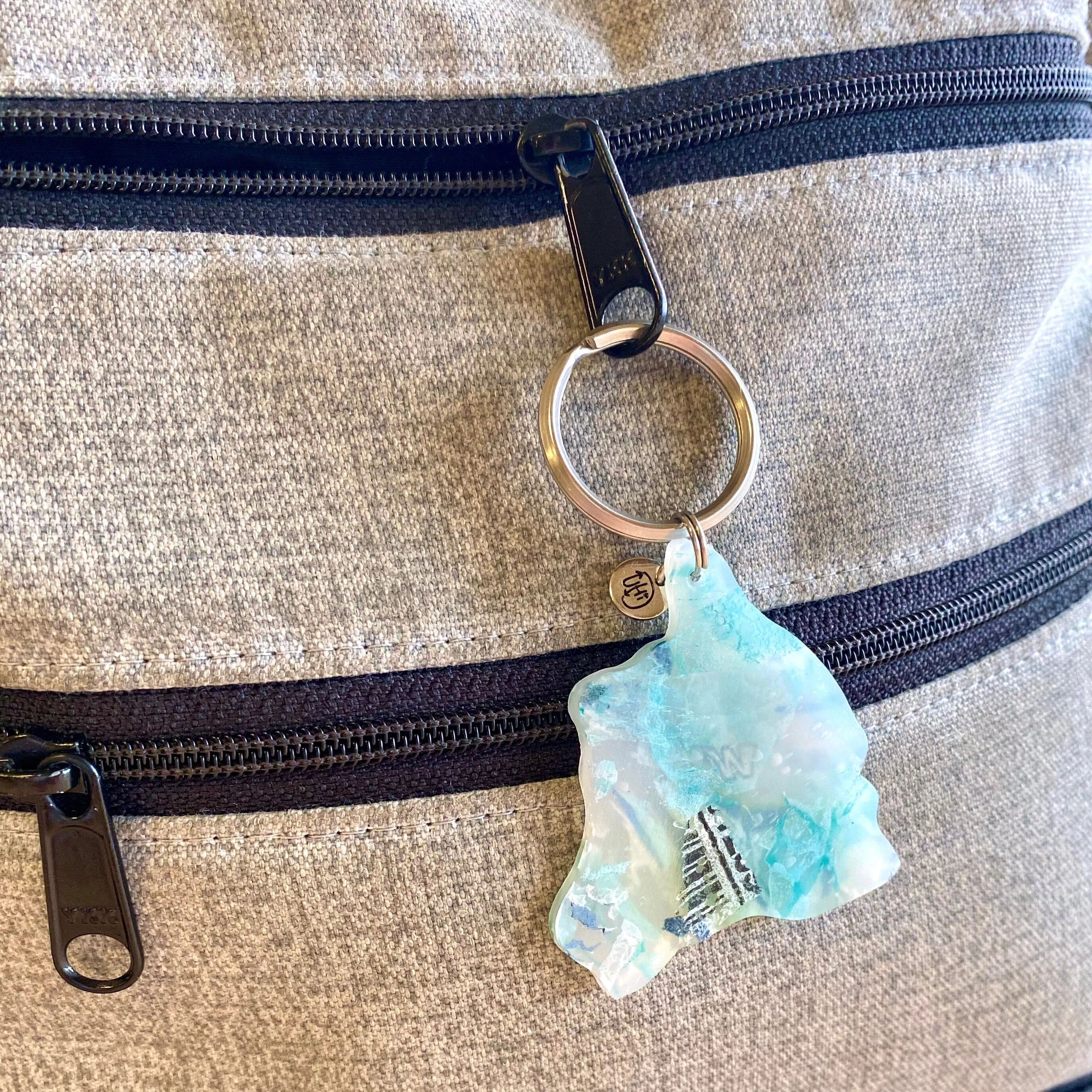 Fused Plastic Keyrings