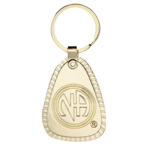 G043. Key Chain: NA Gold Metal