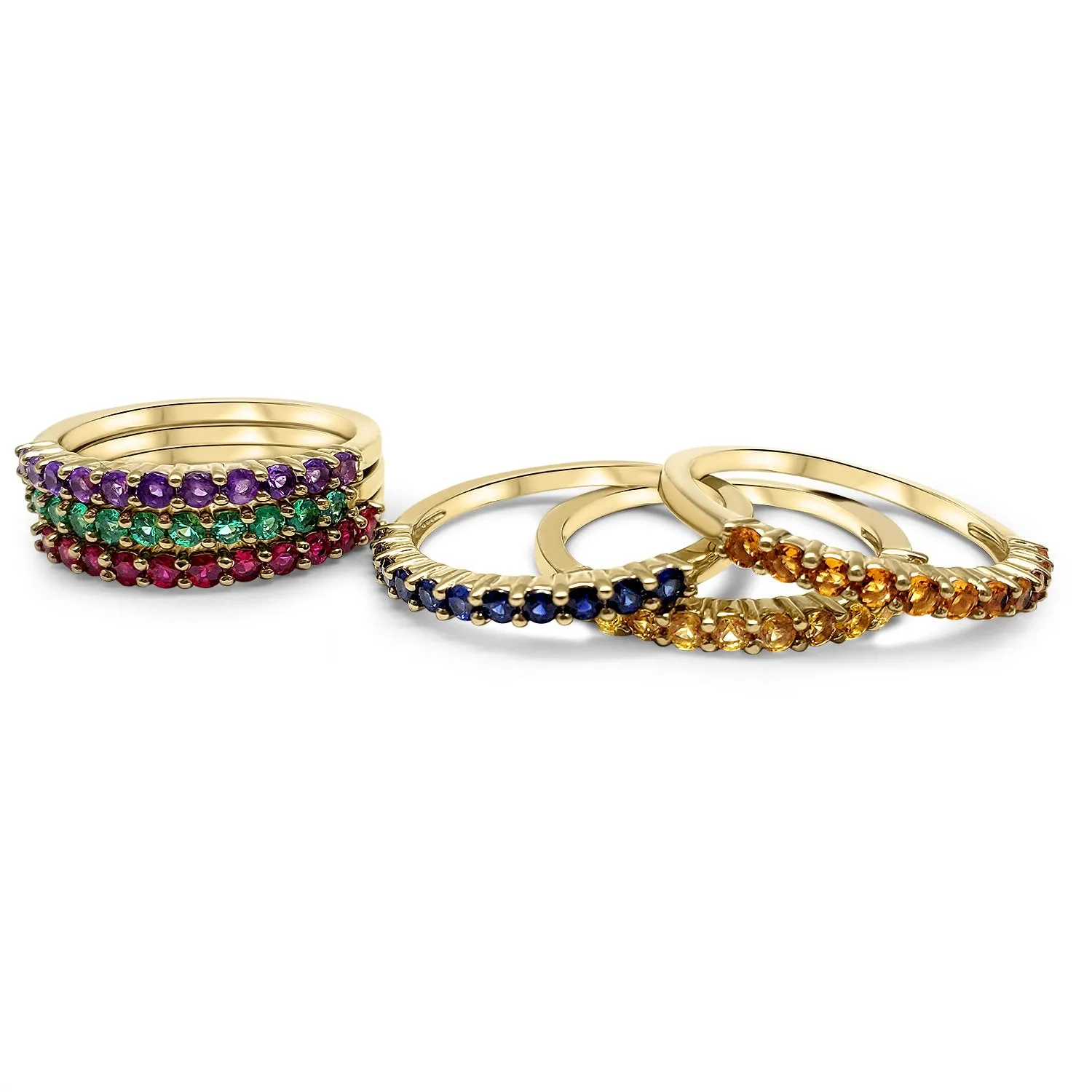 Garnet Gemstone Ring 14k Solid Rose Gold 14k Yellow Gold Gold 14k White Gold January Birthstone Zodiac Micro Pave Band
