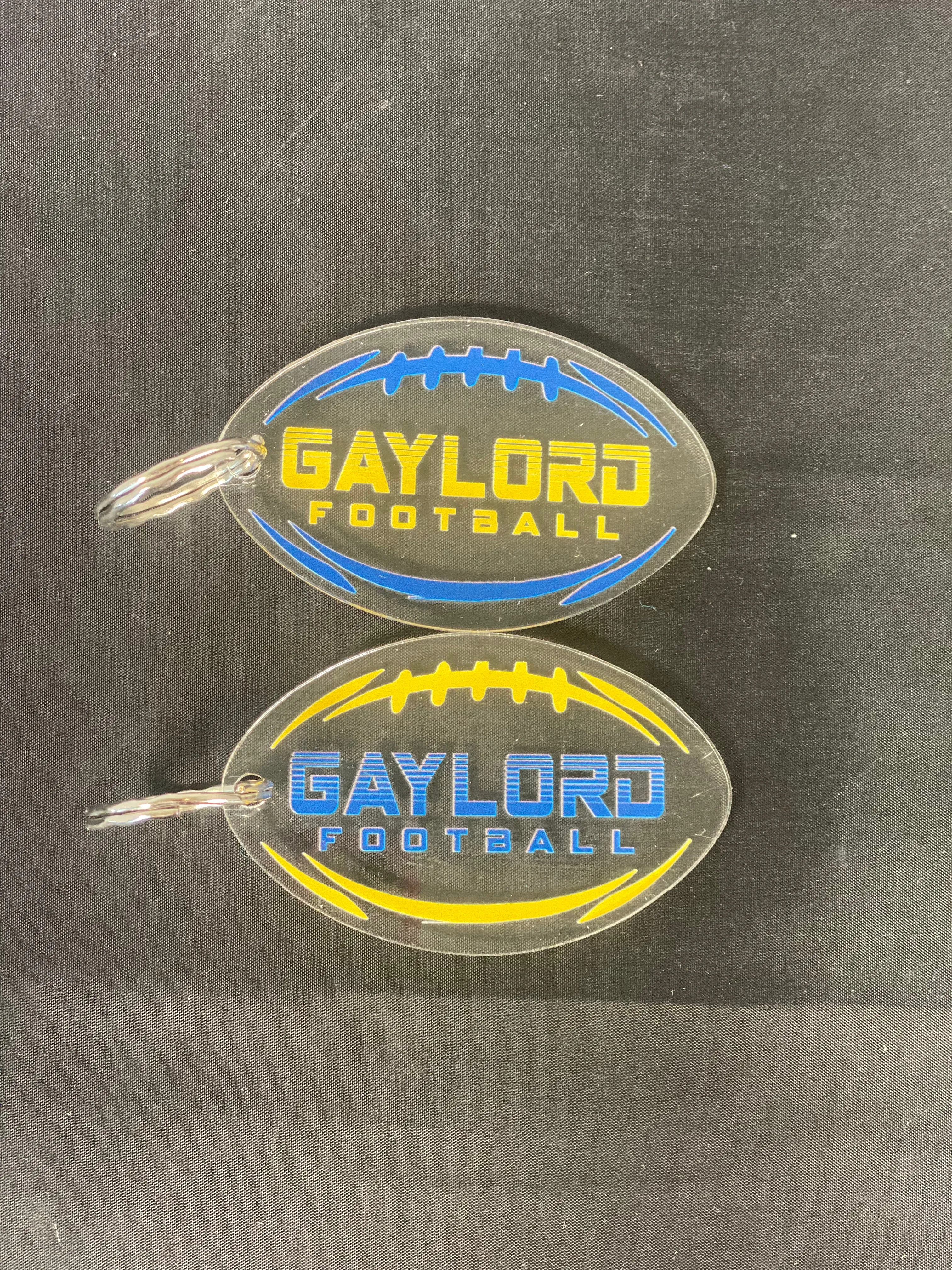 Gaylord Football Keychain