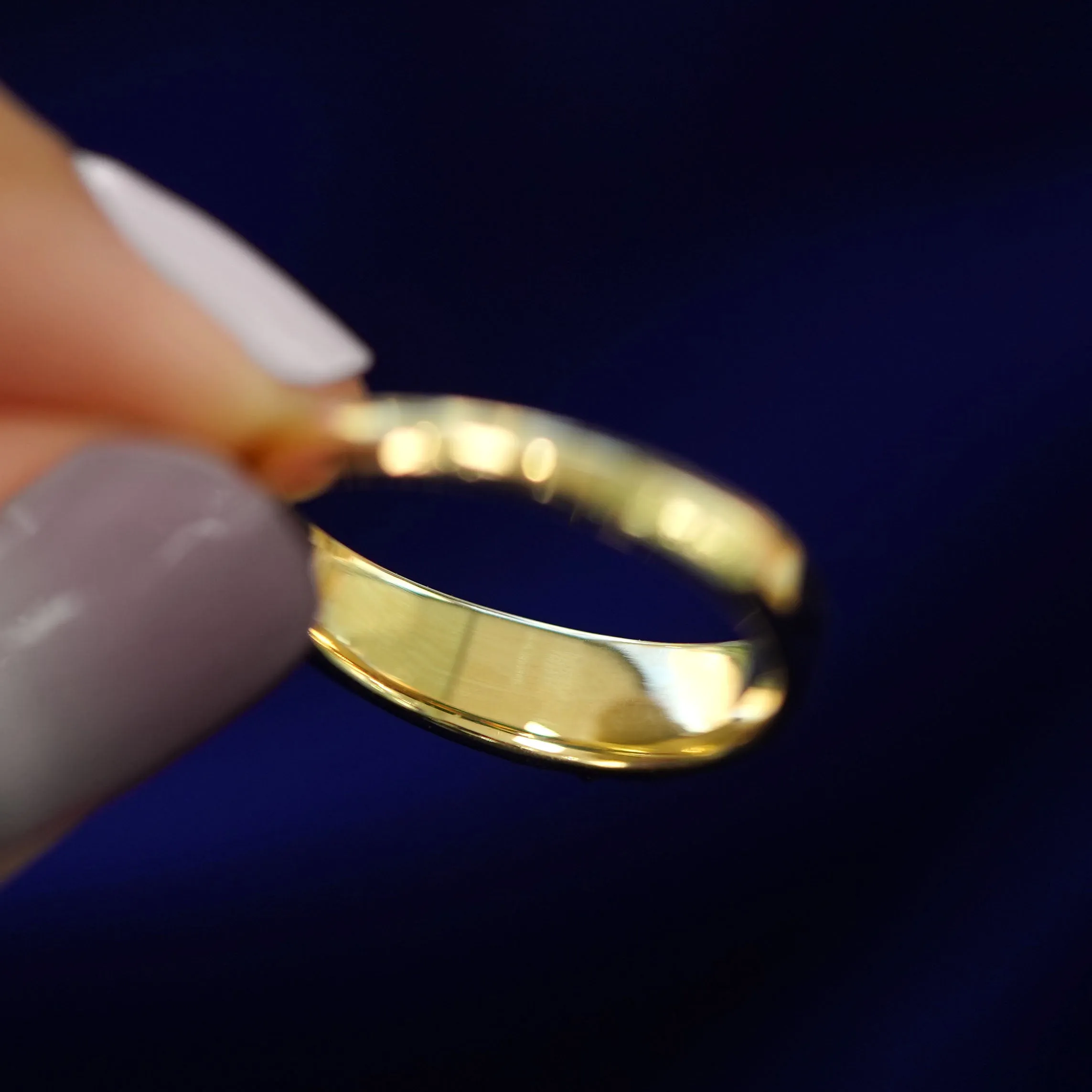 Gemstone Claddagh Band