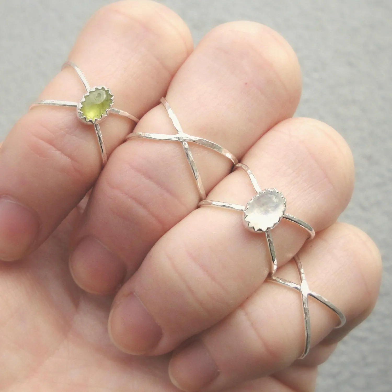 Gemstone Equinox Ring / Made to Order