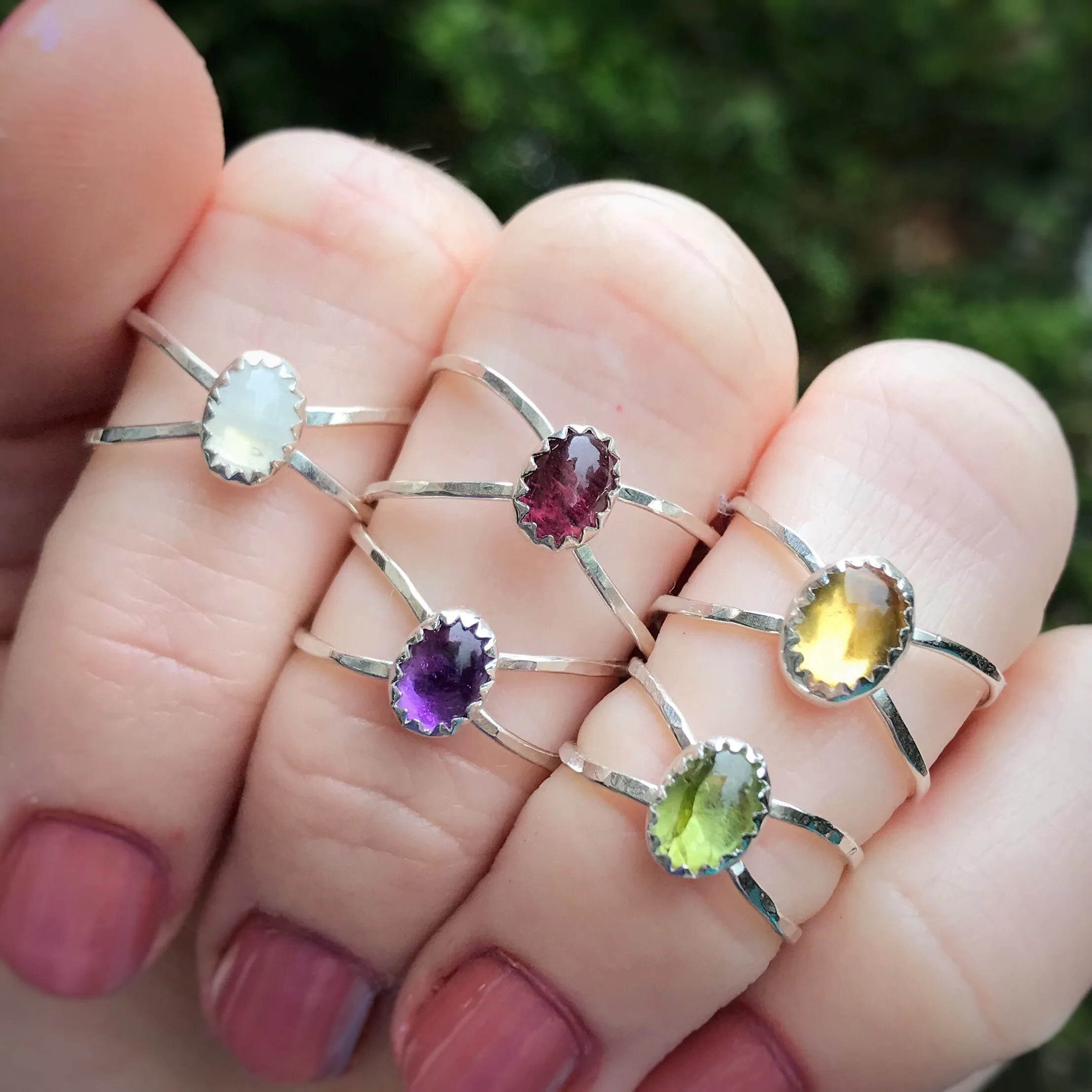 Gemstone Equinox Ring / Made to Order