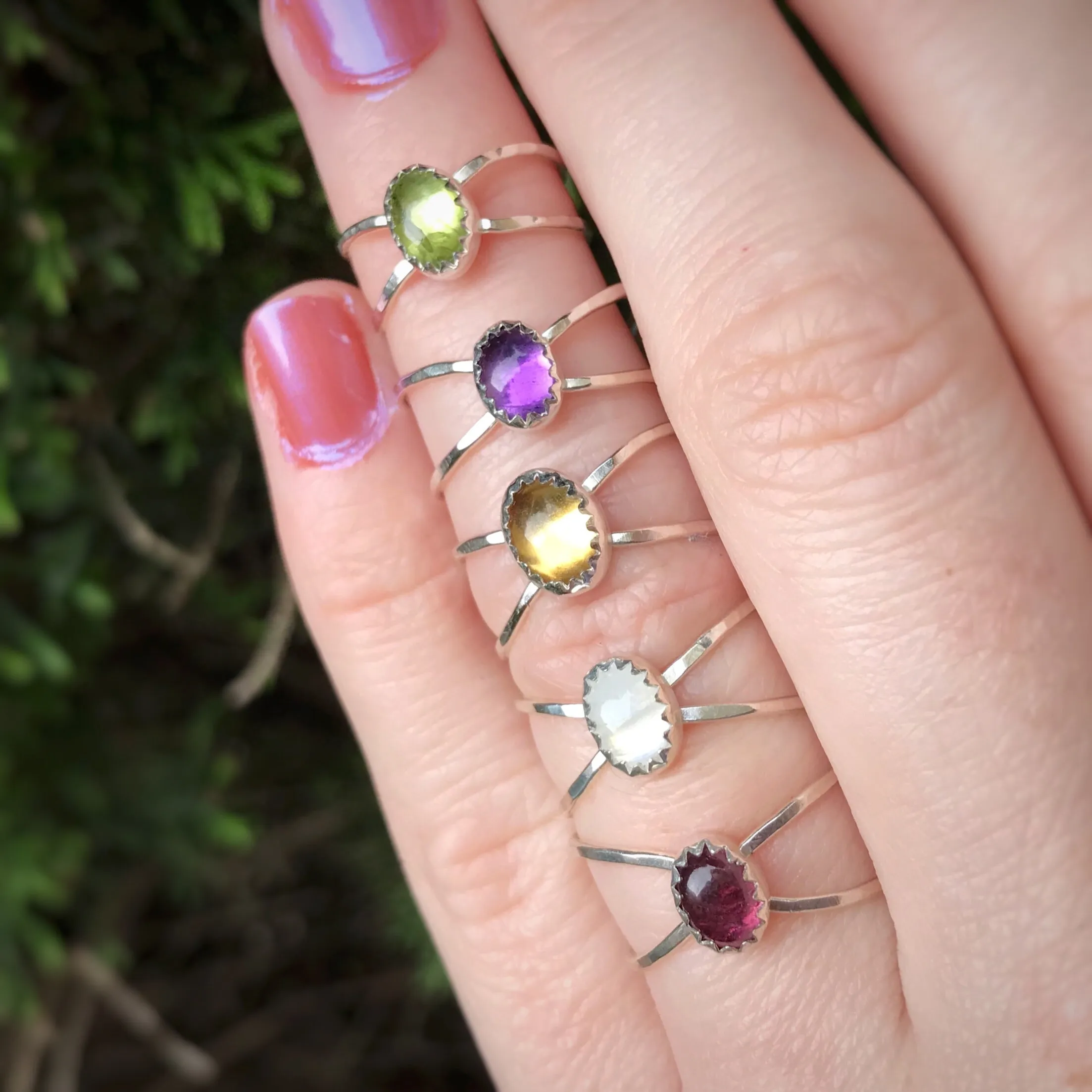 Gemstone Equinox Ring / Made to Order