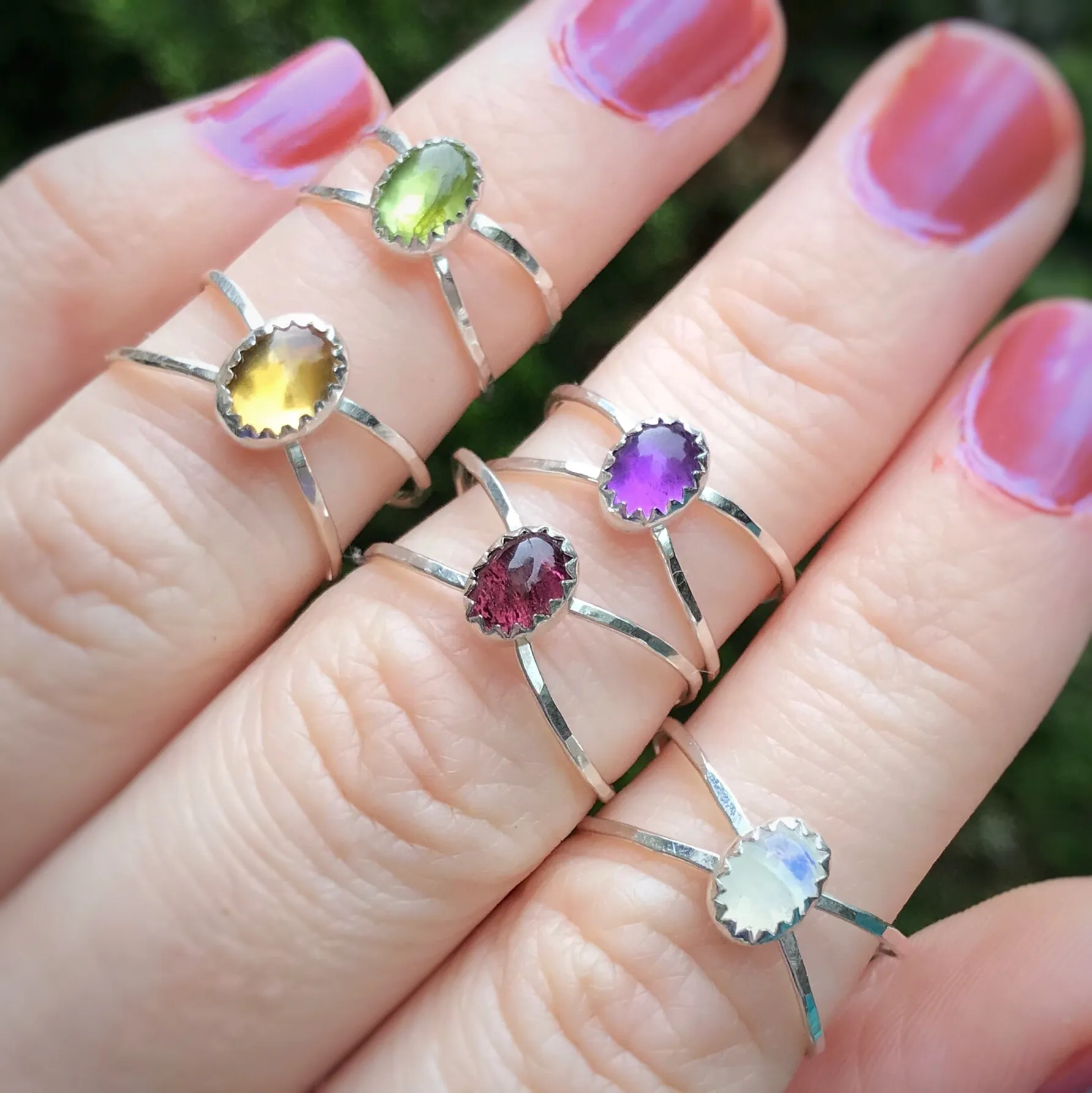 Gemstone Equinox Ring / Made to Order