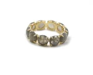 Gemstone Eternity Band