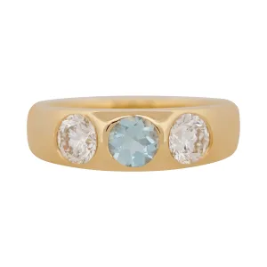 Gemstone Trilogy Ring