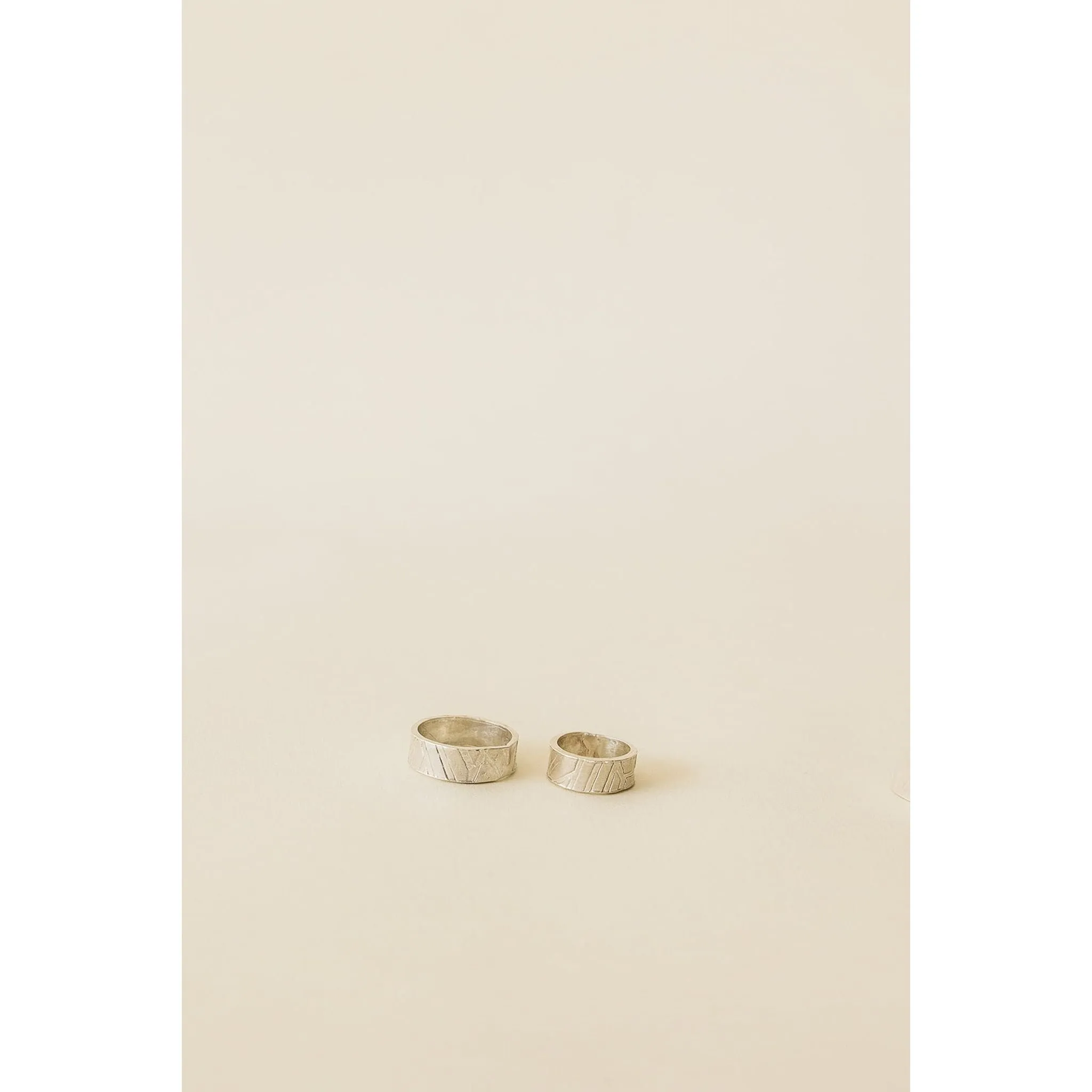 Geometric Pattern Sterling Silver Ring