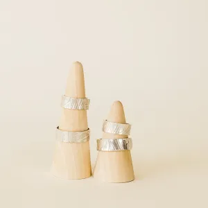 Geometric Pattern Sterling Silver Ring