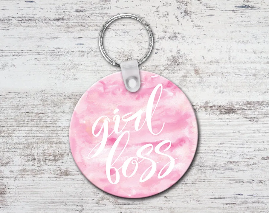 Girl Boss Keychain