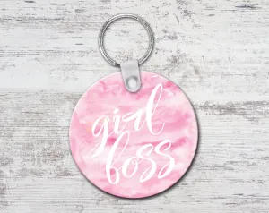 Girl Boss Keychain