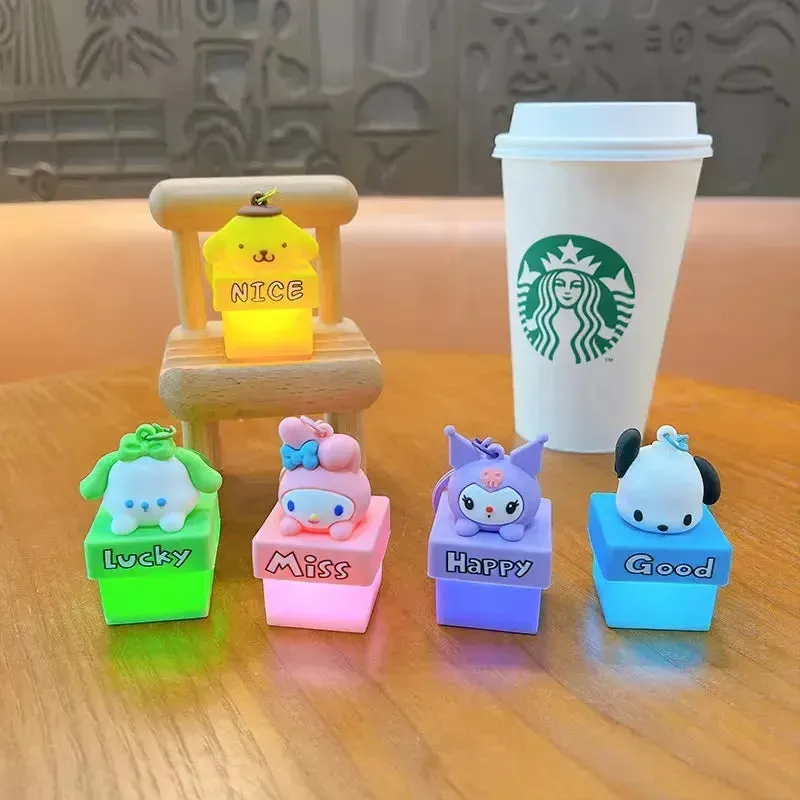 Glow Gift Gems Sanrio LED Keychain