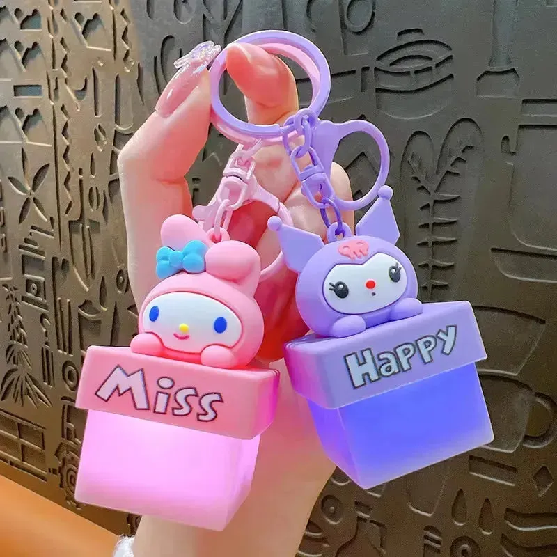 Glow Gift Gems Sanrio LED Keychain