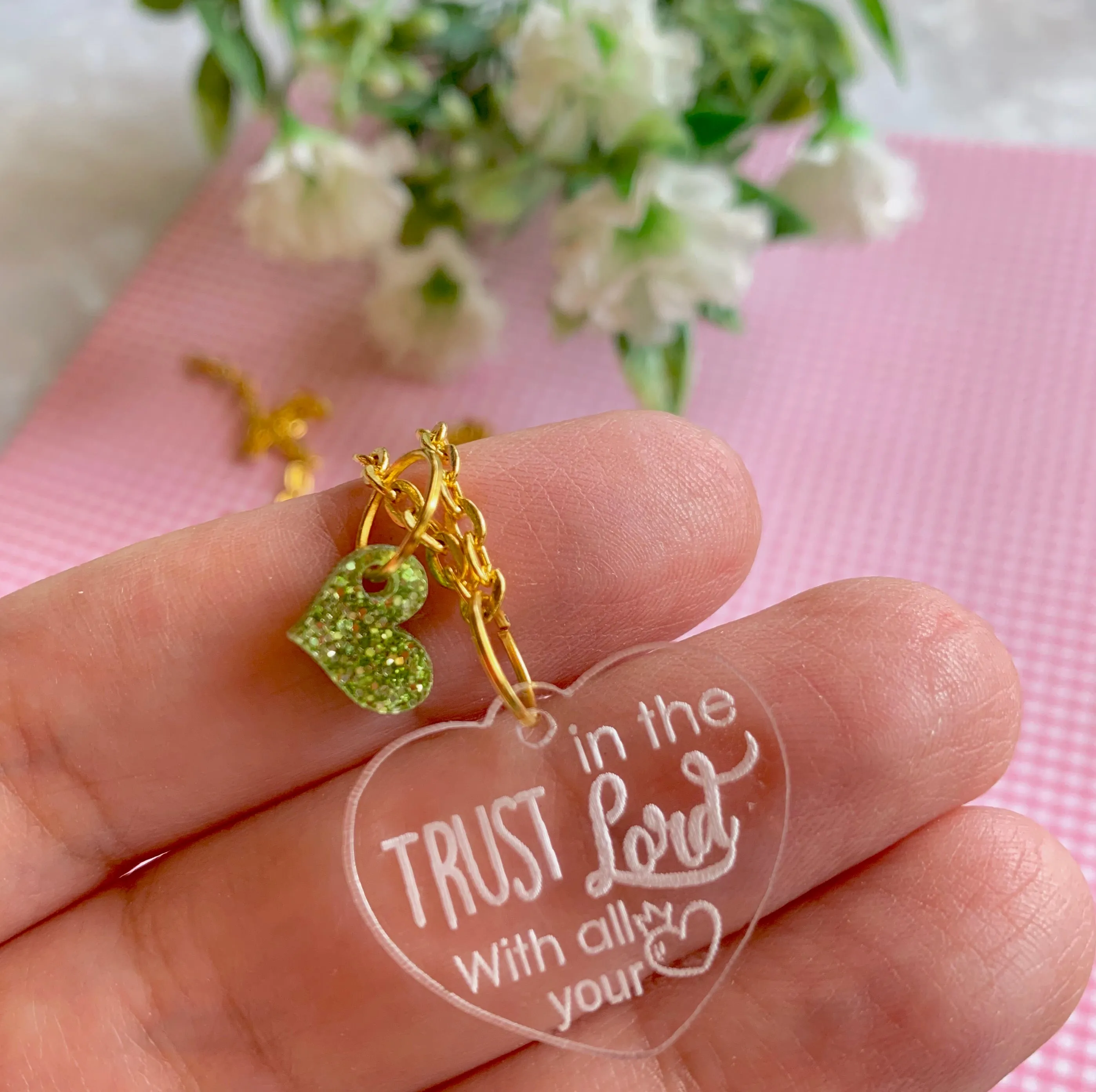 God Quotes / 9 Pieces, 25mm