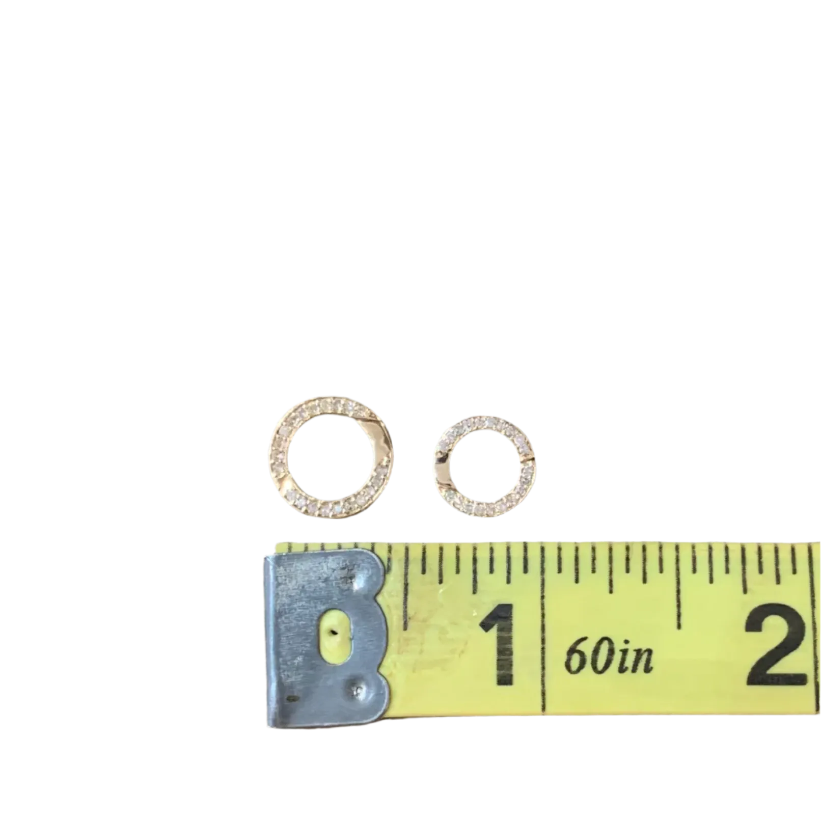 Gold & Pave Diamond Enhancer Ring