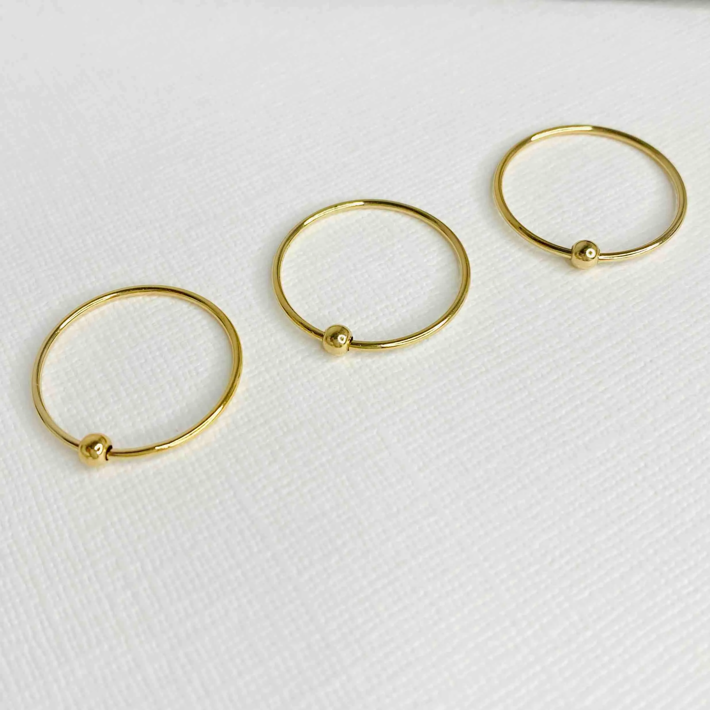 Gold Spinner Bead Ring: A Stylish Solution for Anxiety and Stress Relief