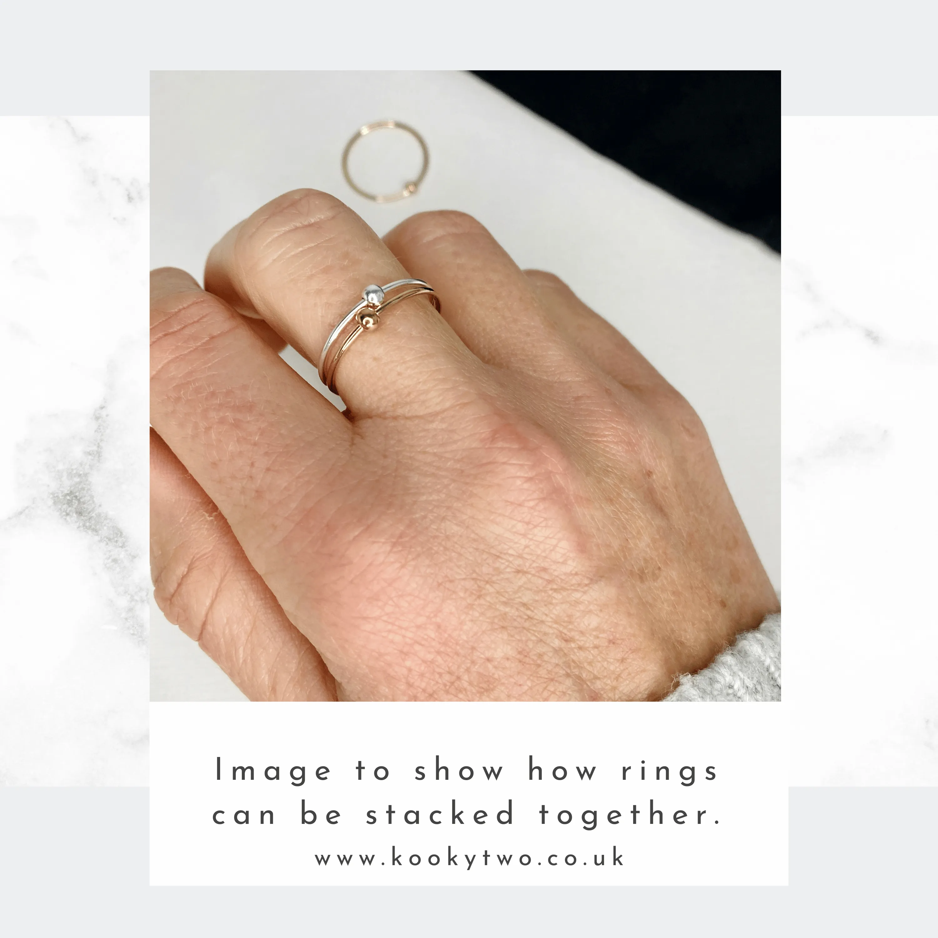 Gold Spinner Bead Ring: A Stylish Solution for Anxiety and Stress Relief