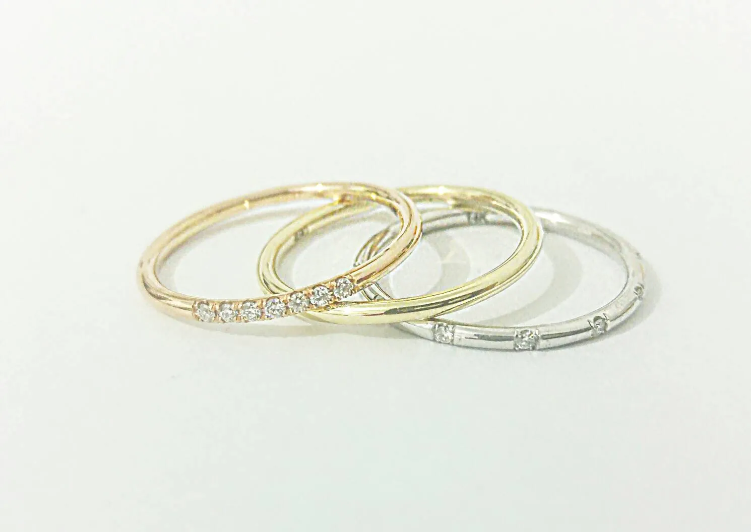 Gold Stacked Ring Set